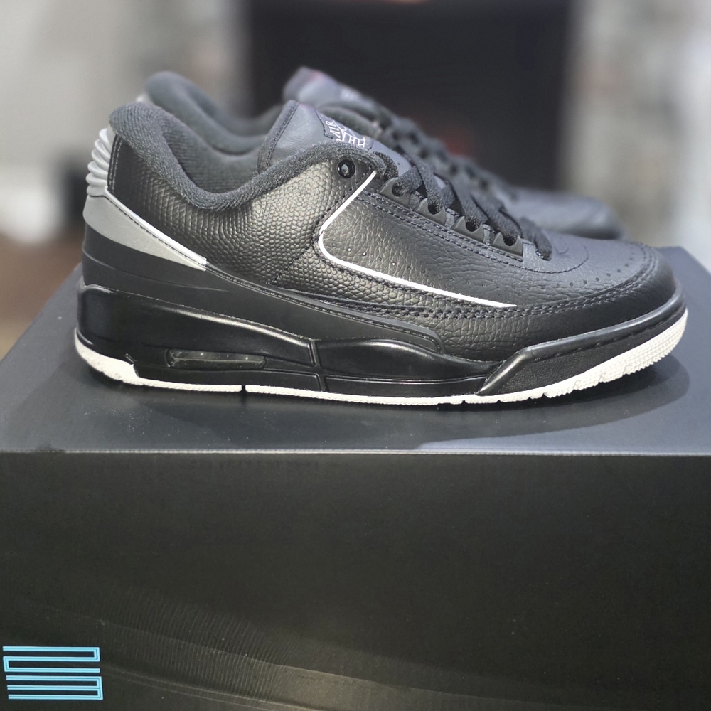 Nike Air Jordan 2/3 Black Metallic Silver